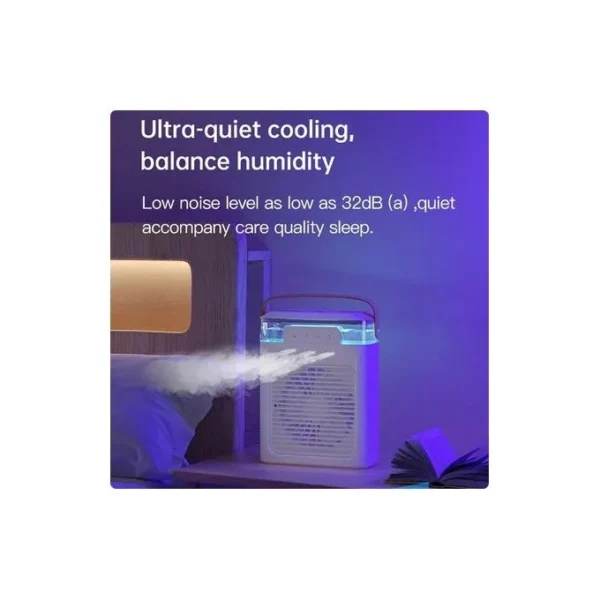 Climatiseur portable petit refroidisseur dair veilleuses LED ventilateur humidificateur 2