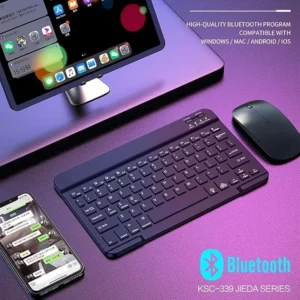 Kakusiga Mini Clavier sans fil Bluetooth Pour Pc,tablette,Téléphone, Android IOS Windows