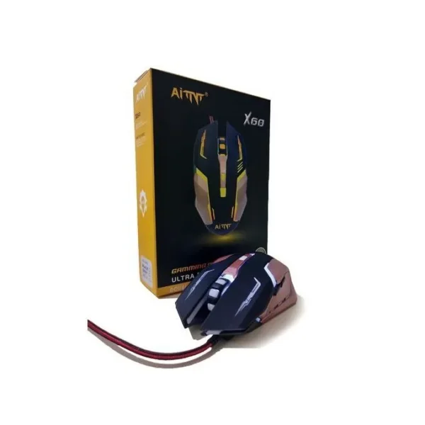 Souris Gamer X60 AITNT 3200 DPI Ultra Speed