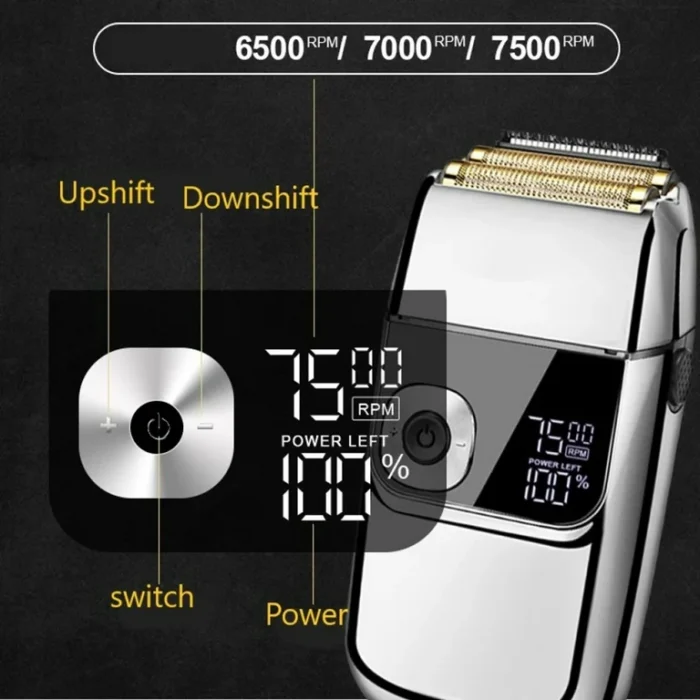 Kemei-Rasoir-électrique KM-2028 professionnel-pour-barbe-et-cheveux-Rechargeable-1