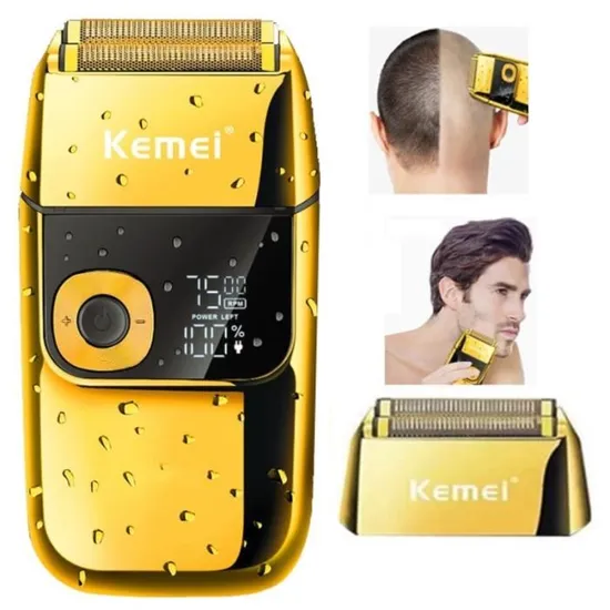 Kemei Rasoir electrique KM 2028 professionnel pour barbe et cheveux Rechargeable 2