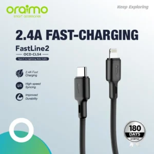 Oraimo Câble de charge type-C to Lightning FastLine2 2.4A