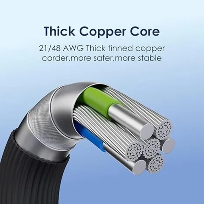 Oraimo-Cable-de-données-Speed-Line-3A-Type-C-vers-Type-C-4 Oraimo-Cable-de-données-Speed-Line-3A-Type-C-vers-Type-C-4