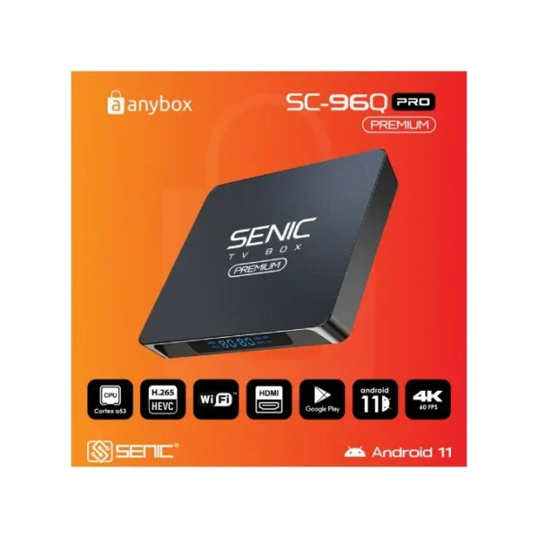 Senic SC-300 Smart TV BOX Android 13 2Go+16Go 4K Ultra HD