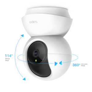 TAPO C200 – Caméra de surveillance WiFi 2MP HD panoramique et inclinable – Tapo C200