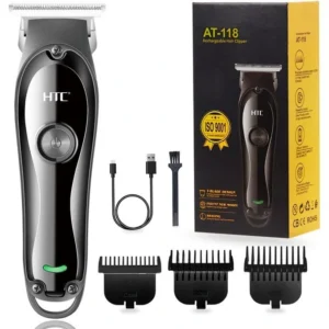 Htc AT 118 Tondeuse Electriques Barbe tondeuse a cheveux Rechargeable