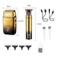 KEMEI-tondeuse-à-cheveux-électrique-2-en-1-pour-hommes-2.