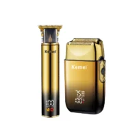 KEMEI-tondeuse-à-cheveux-électrique-2-en-1-pour-hommes