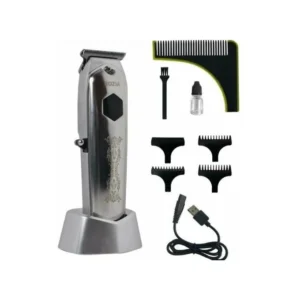 Rozia Tondeuse Original à cheveux et barbe par USB pour homme avec écran LCD