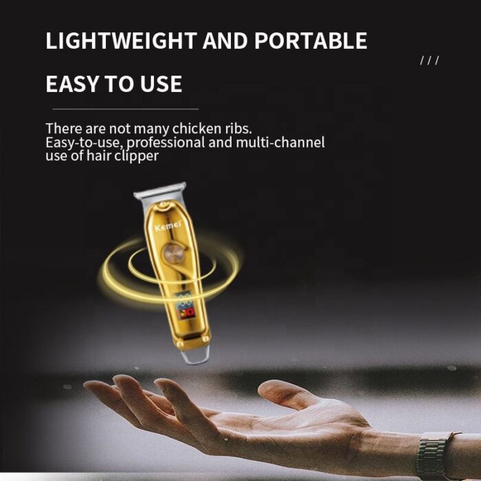 Tondeuse-A-Cheveux-Rechargeable-600MAh-5W-LCD-Kemei-Km-427-2