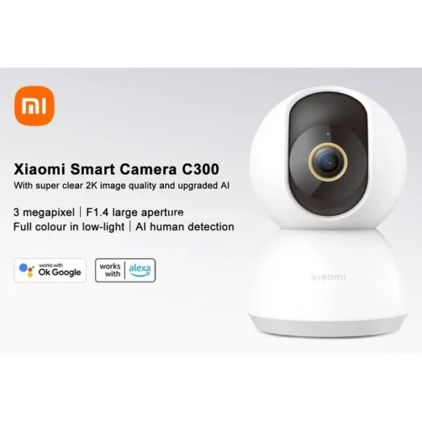 Xiaomi Mi Smart Camera C300 2K Caméra Surveillance WiFi