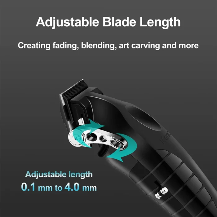 Kemei-2296-tondeuse-cheveux-hommes-tondeuse-professionnelle-coiffeur-Coupe-herbe-Professionnel-Tondeuse-cheveux-Ajustable-Machine-1 Tondeuse Professionnelle KEMEI 2296 - Autonomie de 5H50 et Charge Rapide