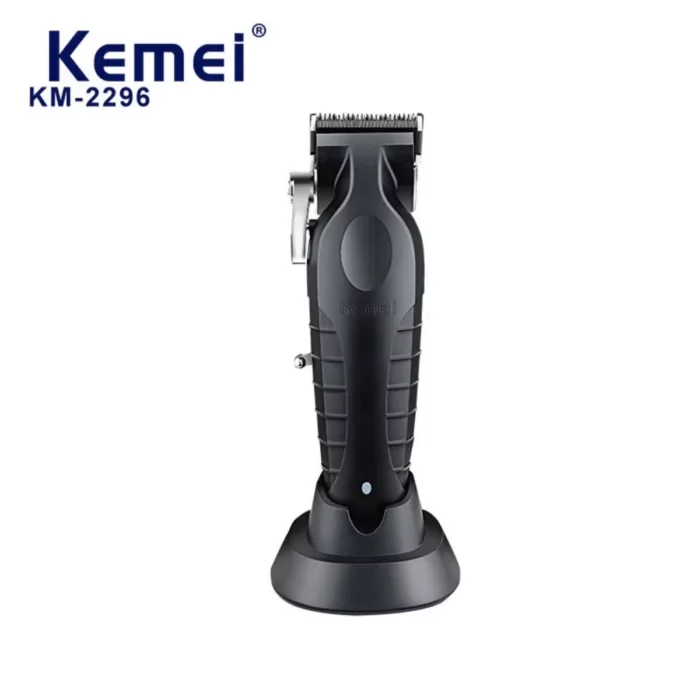 Kemei-2296-tondeuse-cheveux-hommes-tondeuse-professionnelle-coiffeur-Coupe-herbe-Professionnel-Tondeuse-cheveux-Ajustable-Machine-de copie Tondeuse Professionnelle KEMEI 2296 - Autonomie de 5H50 et Charge Rapide