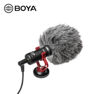 Microphone Boya BY-MM1 - Son Clair et Réduction de Bruit pour Vlogs