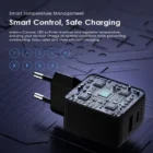 Chargeur Original oraimo Cannon 18D – 18W, Double Port USB, Charge Rapide AniFast™