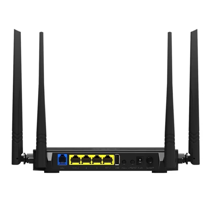 tenda-d305-modem-routeur-adsl2-plus-wifi-4-antennes-usb-2 Tenda D305 Modem Routeur ADSL2+ WiFi N 300Mbps : Performance, Connectivité et Sécurité Optimisées