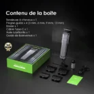 oraimo SmartClipper 2C Tondeuse à Cheveux Professionnelle - Précision, Performance et Polyvalence pour Coiffeurs et Particuliers