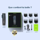 Découvrez la tondeuse à cheveux oraimo SmartClipper Pro Max - Moteur ultra-puissant de 7500 tr/min, autonomie de 5 heures et charge rapide Type-C. Avec ses lames en carbone diamant et son écran LED intelligent, elle offre des coupes précises et fluides. Parfaite pour les coiffeurs et les particuliers exigeants