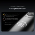Découvrez la tondeuse à cheveux oraimo SmartClipper Pro Max - Moteur ultra-puissant de 7500 tr/min, autonomie de 5 heures et charge rapide Type-C. Avec ses lames en carbone diamant et son écran LED intelligent, elle offre des coupes précises et fluides. Parfaite pour les coiffeurs et les particuliers exigeants