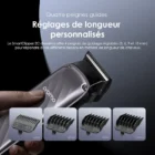 oraimo SmartClipper 2C Tondeuse à Cheveux Professionnelle - Précision, Performance et Polyvalence pour Coiffeurs et Particuliers