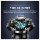 Oraimo SmartShaver 2 Magnet – Rasoir Électrique avec Têtes Flottantes 3D