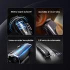 oraimo SmartClipper 2C Tondeuse à Cheveux Professionnelle - Précision, Performance et Polyvalence pour Coiffeurs et Particuliers