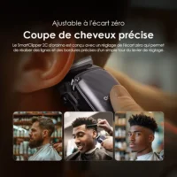 oraimo SmartClipper 2C Tondeuse à Cheveux Professionnelle - Précision, Performance et Polyvalence pour Coiffeurs et Particuliers