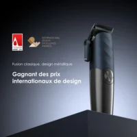 Découvrez la tondeuse à cheveux oraimo SmartClipper Pro Max - Moteur ultra-puissant de 7500 tr/min, autonomie de 5 heures et charge rapide Type-C. Avec ses lames en carbone diamant et son écran LED intelligent, elle offre des coupes précises et fluides. Parfaite pour les coiffeurs et les particuliers exigeants
