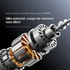 Découvrez la tondeuse à cheveux oraimo SmartClipper Pro Max - Moteur ultra-puissant de 7500 tr/min, autonomie de 5 heures et charge rapide Type-C. Avec ses lames en carbone diamant et son écran LED intelligent, elle offre des coupes précises et fluides. Parfaite pour les coiffeurs et les particuliers exigeants