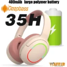 Casque Bluetooth DeepBass R10 – Écouteurs Sans Fil Pliables avec Basses Puissantes, Micro Intégré, Radio FM et Carte MicroSD