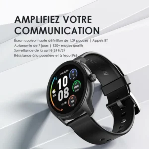 Oraimo Smart Watch 2R – Montre Intelligente Puissante 1,39” TFT IP68 avec Suivi Santé et Sport