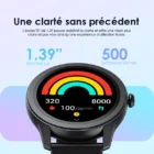 Oraimo Smart Watch 2R – Montre Intelligente Puissante 1,39” TFT IP68 avec Suivi Santé et Sport