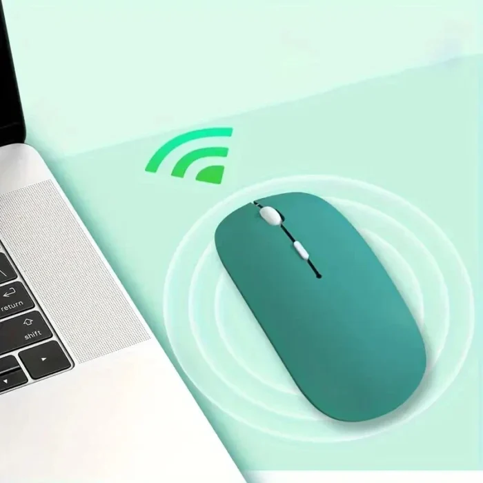 Biagji BJ-189 – Souris Sans Fil Ergonomique Triple-Mode 2.4GHz + Bluetooth 4.0/5.0 Ultra-Silencieuse & Rechargeable