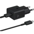 Adaptateur Secteur Original 25W avec Câble Type-C to Type-C – Chargeur Rapide USB-C Super Fast Charging PD 3.0 Compatible Samsung et Smartphones