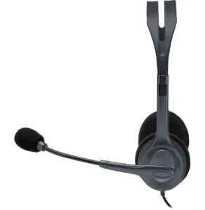 Casque Logitech H111 – Casque Stéréo Professionnel avec Micro Anti-Bruit et Connexion Jack 3,5 mm