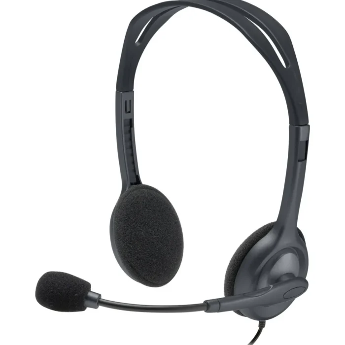casque-logitech-h111-stereo Casque Logitech H111 – Casque Stéréo Professionnel avec Micro Anti-Bruit et Connexion Jack 3,5 mm