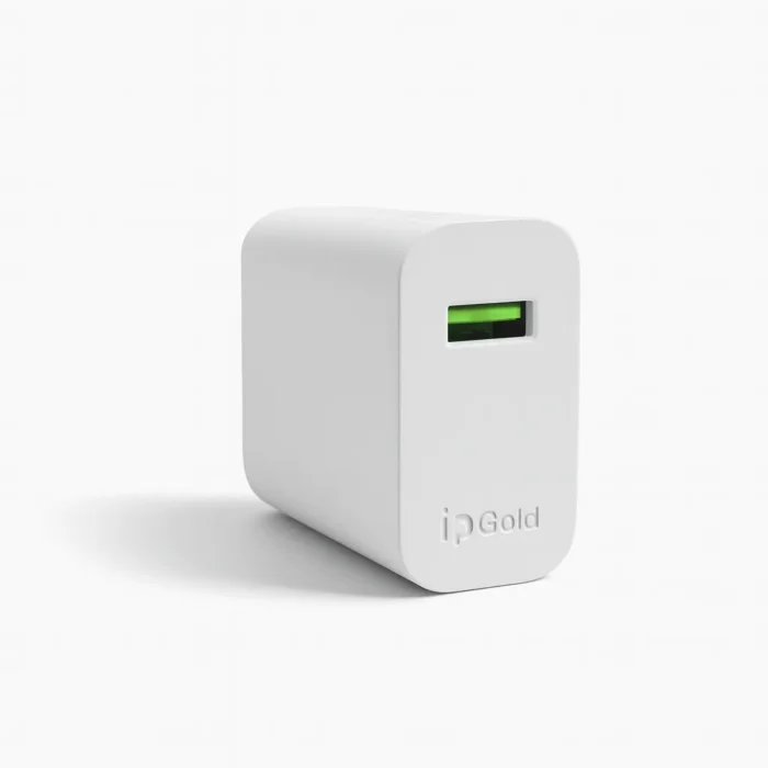 chargeur-rapide-ip-gold-ip-025-18w Chargeur Rapide Original IP Gold IP-025 18W avec câble Micro USB – Qualcomm Fast Charge 3.0 pour smartphones et tablettes