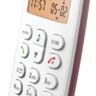LOGICOM Téléphone sans fil Iloa 150 DECT Solo Blanc avec Mains Libres – Autonomie 90h