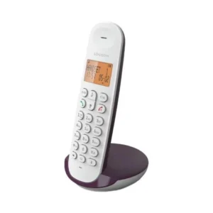 LOGICOM Téléphone sans fil Iloa 150 DECT Solo Blanc avec Mains Libres – Autonomie 90h