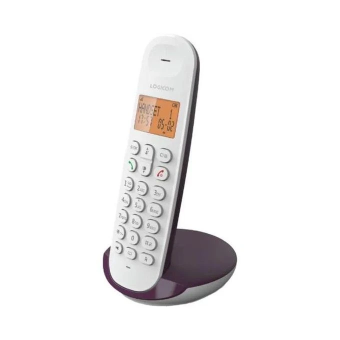 ecran-telephone-sans-fil-logicom-iloa LOGICOM Téléphone sans fil Iloa 150 DECT Solo Blanc avec Mains Libres – Autonomie 90h
