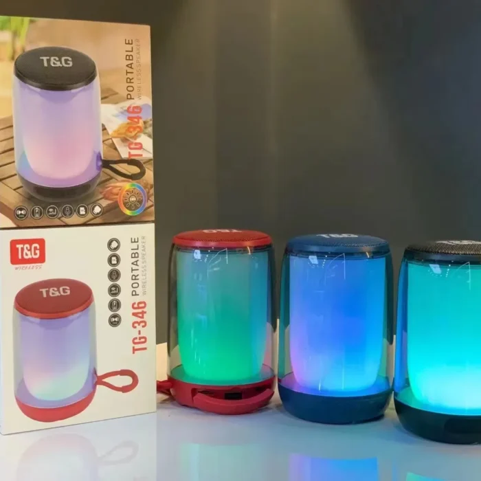 Baff Bluetooth TG346 – Haut-Parleur Portable IP67 1000mAh avec Basses Puissantes, Micro Mains Libres et Réduction de Bruit