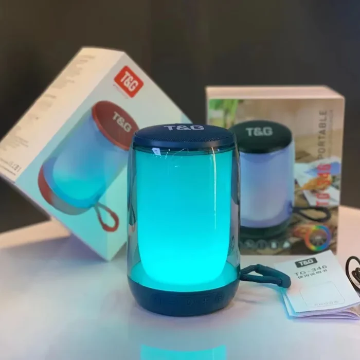Baff Bluetooth TG346 – Haut-Parleur Portable IP67 1000mAh avec Basses Puissantes, Micro Mains Libres et Réduction de Bruit