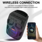 Enceinte Bluetooth Portable ZQS1492 – Haut-Parleur Sans Fil Étanche 5W avec LED RGB, Micro Intégré et Batterie Rechargeable