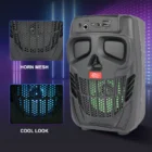 Enceinte Bluetooth Portable ZQS1492 – Haut-Parleur Sans Fil Étanche 5W avec LED RGB, Micro Intégré et Batterie Rechargeable