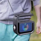 Haut-Parleur DV-600 – Enceinte Bluetooth Solaire Multifonction avec Graves Stéréo, Radio FM, Lampe Torche et Éclairage RGB