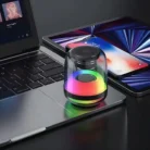 Bokaini Haut-Parleur Bluetooth Portable – Mini Enceinte Sans Fil HD 5W avec Éclairage RGB, Batterie 600mAh et Micro Intégré