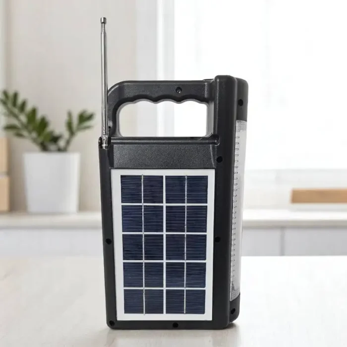 ktf2063-radio-am-fm-sw-usb-tf Radio Solaire Multifonction et Haut-Parleur KTF-2063 KBroad – Portable avec Bluetooth, USB/TF Card, AM/FM/SW, Batterie 3000mAh, LED 5W