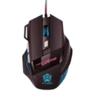 X LEADER Souris Gaming LED Optique Filaire – 3400 DPI, 8 Boutons Programmables, RGB, Conception Ergonomique