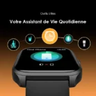 Oraimo Watch 5 Lite – Montre Intelligente Révolutionnaire 2,01" HD IP68 | Santé, Sport & Autonomie Exceptionnelle