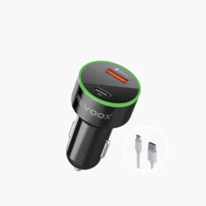 revoox-car-charger-type-c-usb-15w-cable-type-c-rcc-pc01- REVOOX Chargeur de Voiture Original 15W RCC-P01 – Double Port USB & Type-C, Charge Rapide Universelle